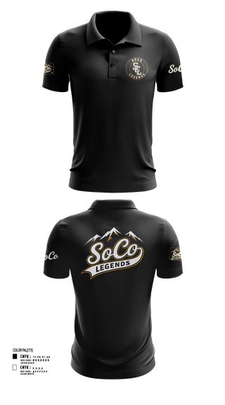 Short Sleeve Performance Polo, SoCo Legands, Baseball, Teamtime, Team time, sublimation, custom sports apparel, team uniforms, spirit wear, spiritwear, sports uniforms, custom shirts, team store, custom team store, fundraiser sports, apparel fundraiser