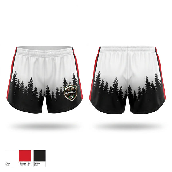 Womens Shorts, Humboldt Elite F.C, Men's Soccer, Teamtime, Team time, sublimation, custom sports apparel, team uniforms, spirit wear, spiritwear, sports uniforms, custom shirts, team store, custom team store, fundraiser sports, apparel fundraiser