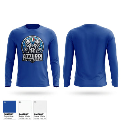 AZZURRI UNITED Long Sleeve Performance Shirt 2