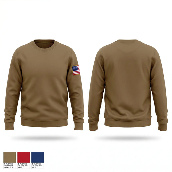 Crew Neck Sweatshirt, Thh, Army, Teamtime, Team time, sublimation, custom sports apparel, team uniforms, spirit wear, spiritwear, sports uniforms, custom shirts, team store, custom team store, fundraiser sports, apparel fundraiser