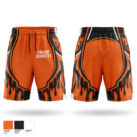 Athletic Shorts With Pockets, Swamp Donkeys, Baseball, Teamtime, Team time, sublimation, custom sports apparel, team uniforms, spirit wear, spiritwear, sports uniforms, custom shirts, team store, custom team store, fundraiser sports, apparel fundraiser