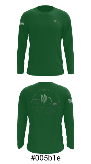 Long Sleeve Performance Shirt, M&J GREENERY LANDSCAPE, , Teamtime, Team time, sublimation, custom sports apparel, team uniforms, spirit wear, spiritwear, sports uniforms, custom shirts, team store, custom team store, fundraiser sports, apparel fundraiser