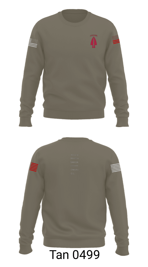 Crew Neck Sweatshirt, , Army, Teamtime, Team time, sublimation, custom sports apparel, team uniforms, spirit wear, spiritwear, sports uniforms, custom shirts, team store, custom team store, fundraiser sports, apparel fundraiser