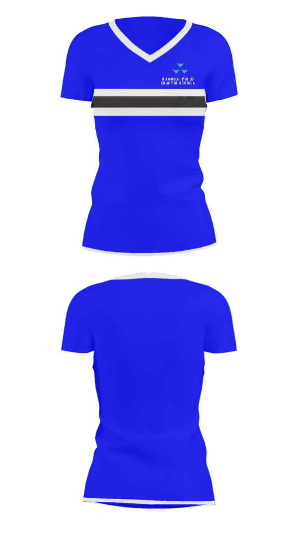 Women's Short Sleeve Vneck Shirt, Na Wai Ola - Public Charter School l, Spirit Store, Teamtime, Team time, sublimation, custom sports apparel, team uniforms, spirit wear, spiritwear, sports uniforms, custom shirts, team store, custom team store, fundraiser sports, apparel fundraiser