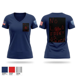 Womens Short Sleeve Vneck Shirt, Lakeland Community College Police Department, Police, Teamtime, Team time, sublimation, custom sports apparel, team uniforms, spirit wear, spiritwear, sports uniforms, custom shirts, team store, custom team store, fundraiser sports, apparel fundraiser