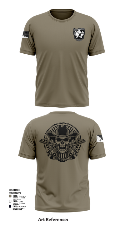 Desperados 24416506 Short Sleeve Performance Shirt - 106