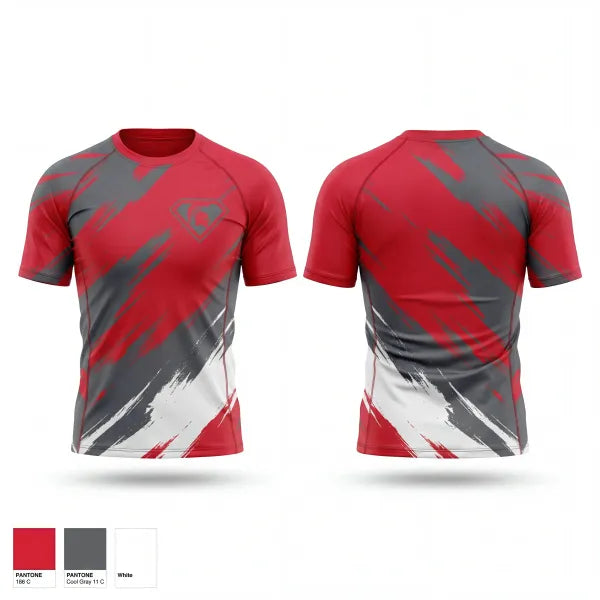 Short Sleeve Rash Guard Shirt, Stanwood spartans, Wrestling, Teamtime, Team time, sublimation, custom sports apparel, team uniforms, spirit wear, spiritwear, sports uniforms, custom shirts, team store, custom team store, fundraiser sports, apparel fundraiser