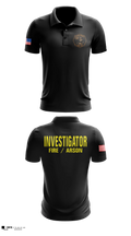 Gaston County Emergency Management and Fire Services Short Sleeve Performance Polo - 3