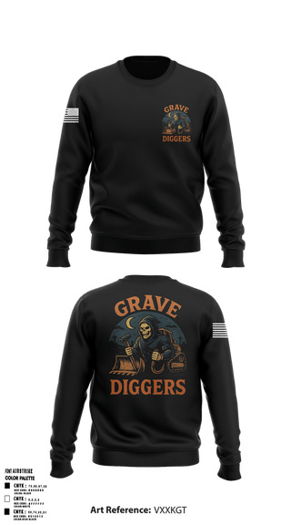 Crew Neck Sweatshirt, , Army, Teamtime, Team time, sublimation, custom sports apparel, team uniforms, spirit wear, spiritwear, sports uniforms, custom shirts, team store, custom team store, fundraiser sports, apparel fundraiser