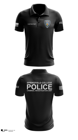 Short Sleeve Performance Polo, Springfield College Police, Police, Teamtime, Team time, sublimation, custom sports apparel, team uniforms, spirit wear, spiritwear, sports uniforms, custom shirts, team store, custom team store, fundraiser sports, apparel fundraiser