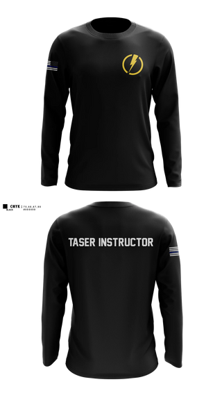 Long Sleeve Performance Shirt, U.S. Capitol Police Taser Instructors, Police, Teamtime, Team time, sublimation, custom sports apparel, team uniforms, spirit wear, spiritwear, sports uniforms, custom shirts, team store, custom team store, fundraiser sports, apparel fundraiser