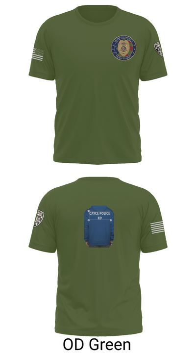 Cayce Police K9 35627395 Short Sleeve Performance Shirt - 53