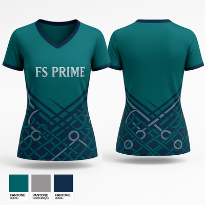 FS PRIME 14705940 Women's Short Sleeve V-neck Shirt - 1