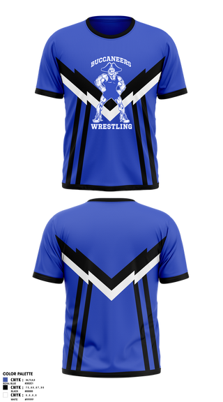 Short Sleeve Performance Shirt, Buccaneers, Wrestling, Teamtime, Team time, sublimation, custom sports apparel, team uniforms, spirit wear, spiritwear, sports uniforms, custom shirts, team store, custom team store, fundraiser sports, apparel fundraiser