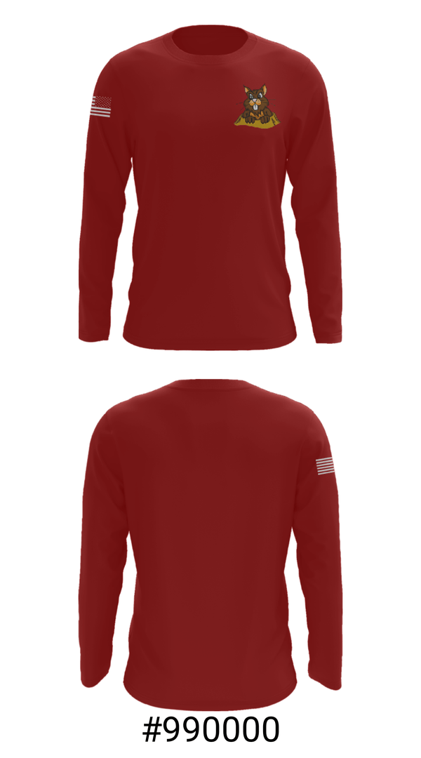 Long Sleeve Performance Shirt, Eutimio Salazar Elementary School, Spirit Store, Teamtime, Team time, sublimation, custom sports apparel, team uniforms, spirit wear, spiritwear, sports uniforms, custom shirts, team store, custom team store, fundraiser sports, apparel fundraiser