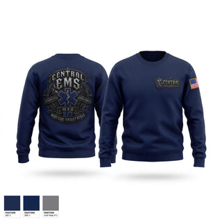 Crew Neck Sweatshirt, Med 10, EMS/EMT, Teamtime, Team time, sublimation, custom sports apparel, team uniforms, spirit wear, spiritwear, sports uniforms, custom shirts, team store, custom team store, fundraiser sports, apparel fundraiser