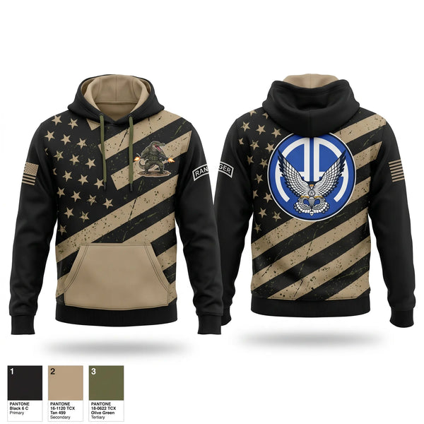 Hoodie, A Co 2-325 AIR, Army, Teamtime, Team time, sublimation, custom sports apparel, team uniforms, spirit wear, spiritwear, sports uniforms, custom shirts, team store, custom team store, fundraiser sports, apparel fundraiser