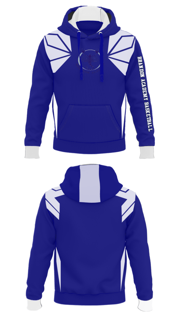 Hoodie, Brandon Academy Basketball, Women's Basketball, Teamtime, Team time, sublimation, custom sports apparel, team uniforms, spirit wear, spiritwear, sports uniforms, custom shirts, team store, custom team store, fundraiser sports, apparel fundraiser