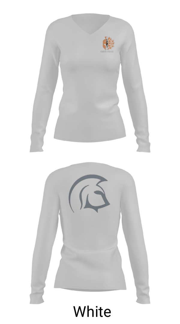 Women's Long Sleeve Vneck Shirt, Silverdale Spartans, Men's Basketball, Teamtime, Team time, sublimation, custom sports apparel, team uniforms, spirit wear, spiritwear, sports uniforms, custom shirts, team store, custom team store, fundraiser sports, apparel fundraiser