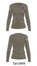 323rd military intelligence battallion 77385812 Women's Long Sleeve V-neck Shirt - 11