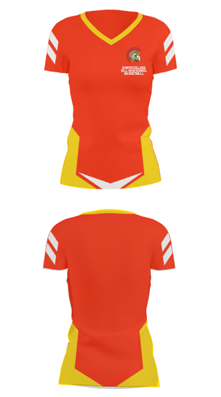 Women's Short Sleeve Vneck Shirt, North College Hill High School Basketball, Women's Basketball, Teamtime, Team time, sublimation, custom sports apparel, team uniforms, spirit wear, spiritwear, sports uniforms, custom shirts, team store, custom team store, fundraiser sports, apparel fundraiser