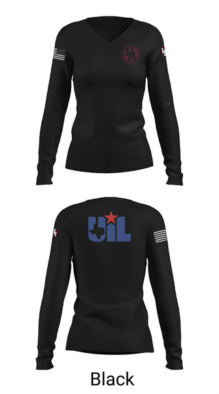 Womens Long Sleeve Vneck Shirt, Hereford Whitefaces, Wrestling, Teamtime, Team time, sublimation, custom sports apparel, team uniforms, spirit wear, spiritwear, sports uniforms, custom shirts, team store, custom team store, fundraiser sports, apparel fundraiser