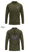 Lauderdale County Emergency Management Homeland Securtiy Long Sleeve Hooded Sun Shirt - 11