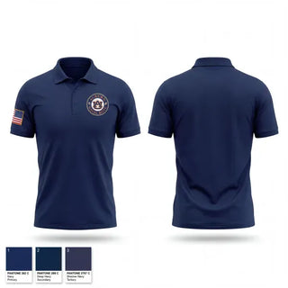 Short Sleeve Performance Polo, Auburn NROTC, Navy, Teamtime, Team time, sublimation, custom sports apparel, team uniforms, spirit wear, spiritwear, sports uniforms, custom shirts, team store, custom team store, fundraiser sports, apparel fundraiser