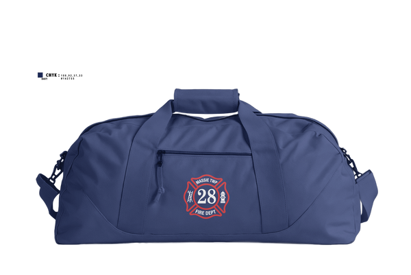 Duffle Bag, Massie Township Fire Department, Fire Department, Teamtime, Team time, sublimation, custom sports apparel, team uniforms, spirit wear, spiritwear, sports uniforms, custom shirts, team store, custom team store, fundraiser sports, apparel fundraiser