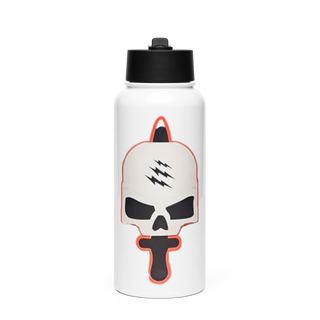 HHC, 528th Sustainment Brigade (SO)(A) Stainless Steel Water Bottle with a Straw Lid