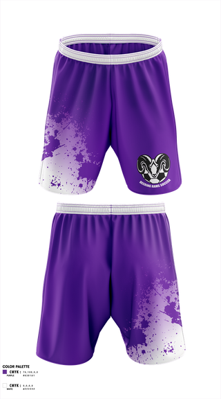 Mens Soccer Shorts, Deering Rams Soccer, Men's Soccer, Teamtime, Team time, sublimation, custom sports apparel, team uniforms, spirit wear, spiritwear, sports uniforms, custom shirts, team store, custom team store, fundraiser sports, apparel fundraiser