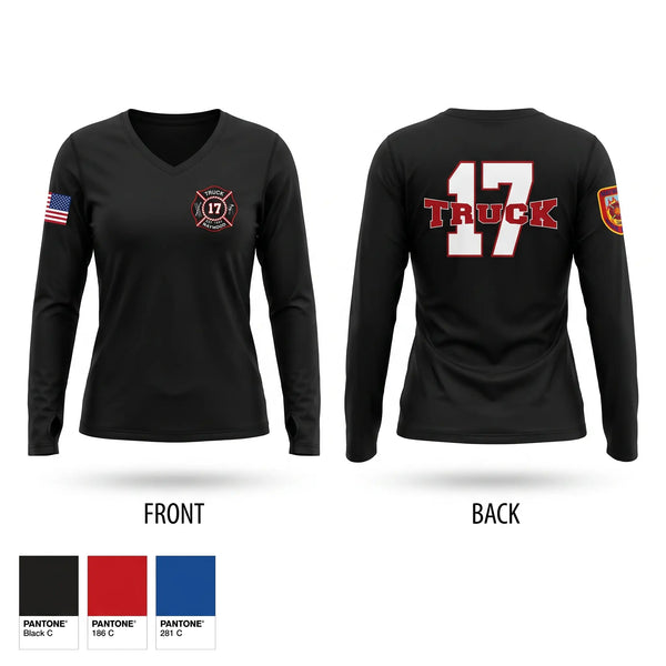 Old School Cotton Feel Shirt, Truck 17, Fire Department, Teamtime, Team time, sublimation, custom sports apparel, team uniforms, spirit wear, spiritwear, sports uniforms, custom shirts, team store, custom team store, fundraiser sports, apparel fundraiser