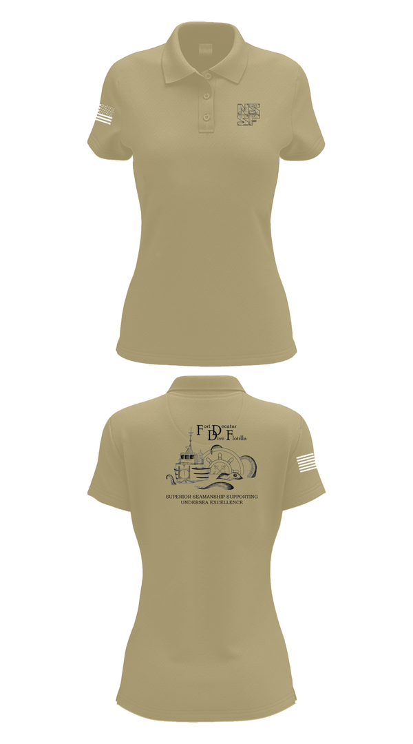 Womens Short Sleeve Performance Polo, Naval Submarine Support Facility, Navy, Teamtime, Team time, sublimation, custom sports apparel, team uniforms, spirit wear, spiritwear, sports uniforms, custom shirts, team store, custom team store, fundraiser sports, apparel fundraiser
