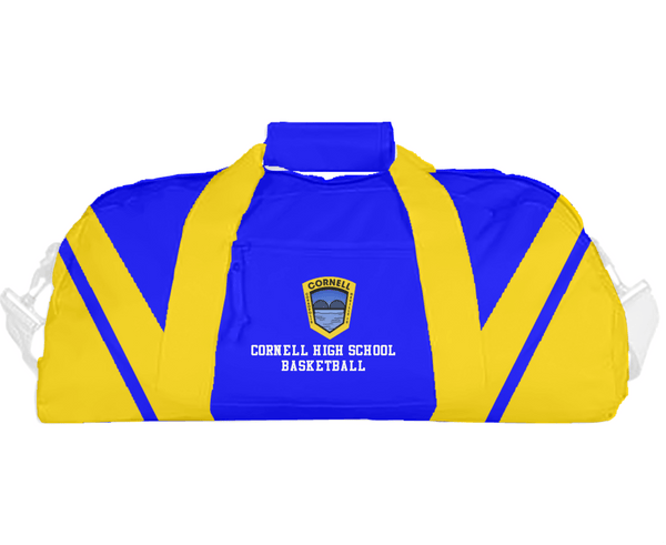 Duffle Bag, Cornell High School Basketball, Men's Basketball, Teamtime, Team time, sublimation, custom sports apparel, team uniforms, spirit wear, spiritwear, sports uniforms, custom shirts, team store, custom team store, fundraiser sports, apparel fundraiser