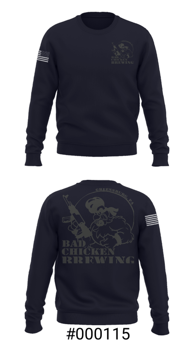 Bad Chicken Brewing 42843068 Crew Neck Sweatshirt - 2