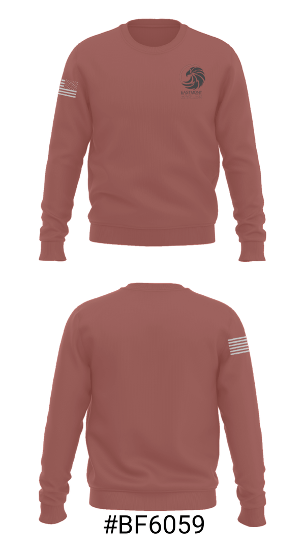 Crew Neck Sweatshirt, Eastmont School, , Teamtime, Team time, sublimation, custom sports apparel, team uniforms, spirit wear, spiritwear, sports uniforms, custom shirts, team store, custom team store, fundraiser sports, apparel fundraiser