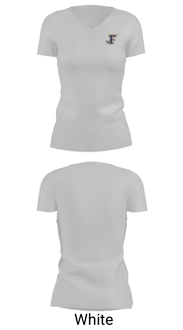 Women's Short Sleeve Vneck Shirt, Franklinton High School Basketball, Women's Basketball, Teamtime, Team time, sublimation, custom sports apparel, team uniforms, spirit wear, spiritwear, sports uniforms, custom shirts, team store, custom team store, fundraiser sports, apparel fundraiser