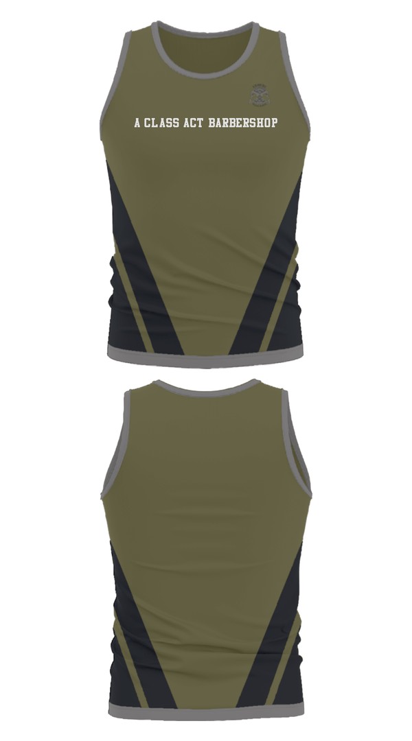 Tank Top, A class act barbershop, , Teamtime, Team time, sublimation, custom sports apparel, team uniforms, spirit wear, spiritwear, sports uniforms, custom shirts, team store, custom team store, fundraiser sports, apparel fundraiser