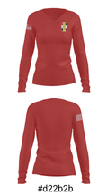 345th MCGA 98196690 Women's Long Sleeve V-neck Shirt - 7