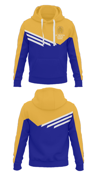 Hoodie, St. Theresa Catholic School, Spirit Store, Teamtime, Team time, sublimation, custom sports apparel, team uniforms, spirit wear, spiritwear, sports uniforms, custom shirts, team store, custom team store, fundraiser sports, apparel fundraiser