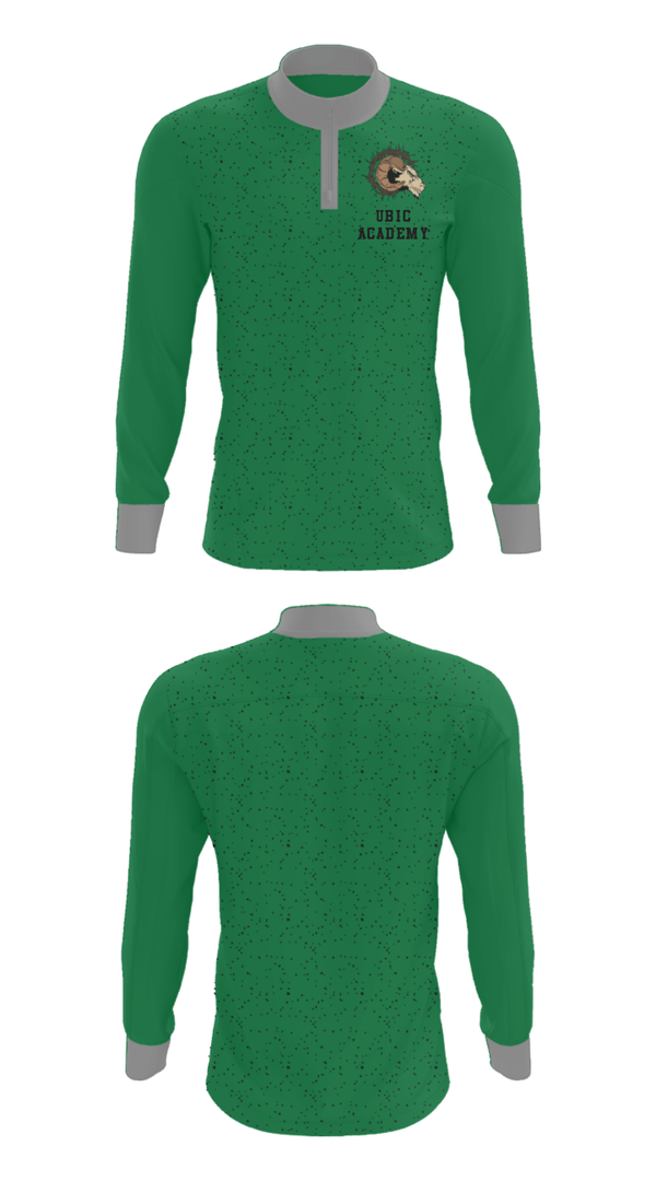 Quarter Zip Jacket, Ubic Academy, Spirit Store, Teamtime, Team time, sublimation, custom sports apparel, team uniforms, spirit wear, spiritwear, sports uniforms, custom shirts, team store, custom team store, fundraiser sports, apparel fundraiser