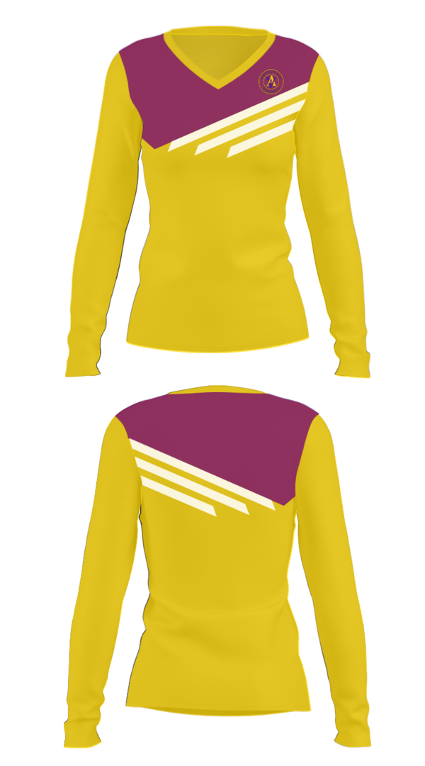 Women's Long Sleeve Vneck Shirt, Amador Valley High School Wrestling, Wrestling, Teamtime, Team time, sublimation, custom sports apparel, team uniforms, spirit wear, spiritwear, sports uniforms, custom shirts, team store, custom team store, fundraiser sports, apparel fundraiser