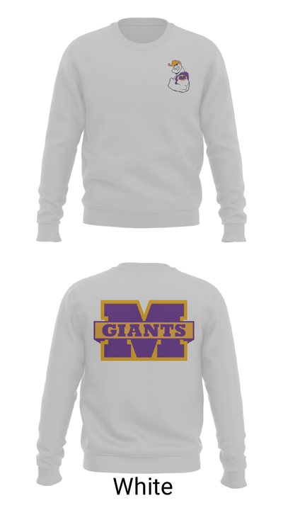 Marion High School Wrestling 62085961 Crew Neck Sweatshirt - 2