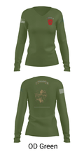 1-111th IN BN 38506759 Women's Long Sleeve V-neck Shirt - 31