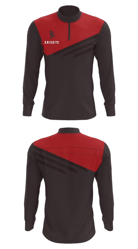 Quarter Zip Jacket, Knights, Wrestling, Teamtime, Team time, sublimation, custom sports apparel, team uniforms, spirit wear, spiritwear, sports uniforms, custom shirts, team store, custom team store, fundraiser sports, apparel fundraiser