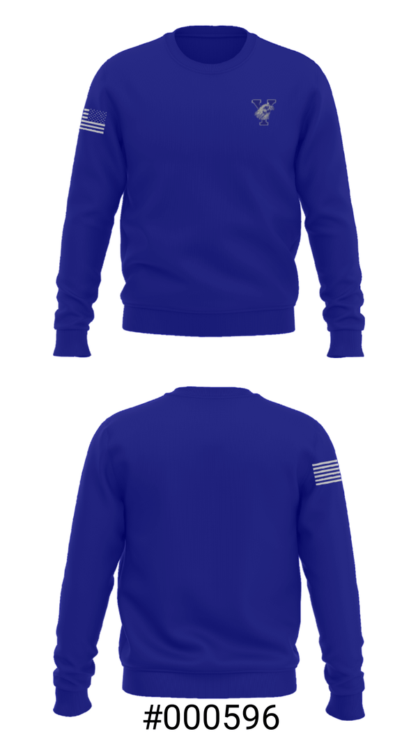 Crew Neck Sweatshirt, York High School Wrestling, Wrestling, Teamtime, Team time, sublimation, custom sports apparel, team uniforms, spirit wear, spiritwear, sports uniforms, custom shirts, team store, custom team store, fundraiser sports, apparel fundraiser