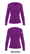 Bloomington High School Gymnastics 88541077 Women's Long Sleeve V-neck Shirt - 20