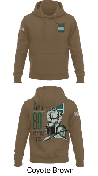 Hoodie, 80th Training Command, , Teamtime, Team time, sublimation, custom sports apparel, team uniforms, spirit wear, spiritwear, sports uniforms, custom shirts, team store, custom team store, fundraiser sports, apparel fundraiser