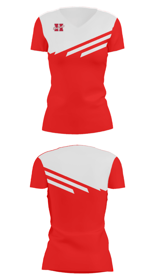 Women's Short Sleeve Vneck Shirt, Beryl Henry Upper Elementary School, Spirit Store, Teamtime, Team time, sublimation, custom sports apparel, team uniforms, spirit wear, spiritwear, sports uniforms, custom shirts, team store, custom team store, fundraiser sports, apparel fundraiser