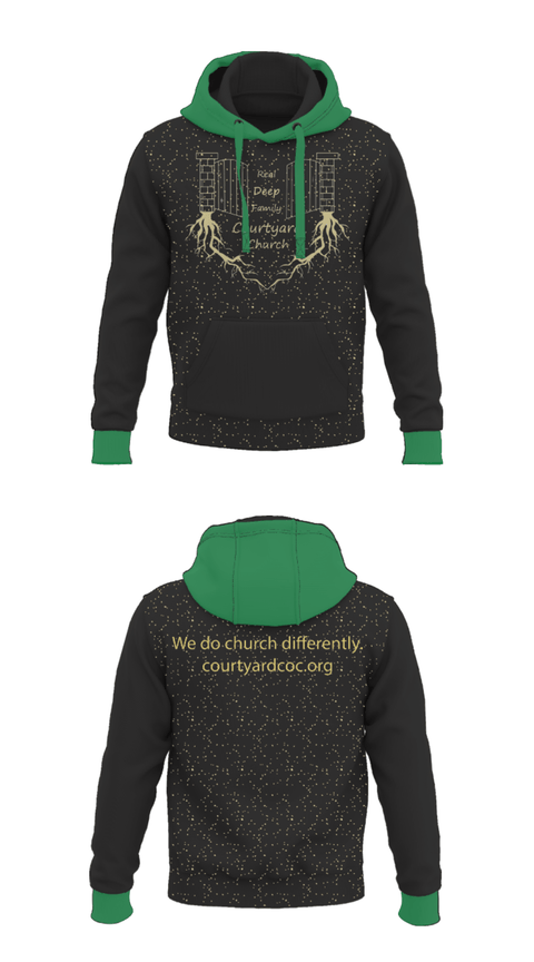 Hoodie, Courtyard Chuch, , Teamtime, Team time, sublimation, custom sports apparel, team uniforms, spirit wear, spiritwear, sports uniforms, custom shirts, team store, custom team store, fundraiser sports, apparel fundraiser
